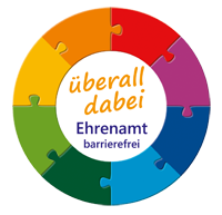 Logo überall dabei Ehrenamt barrierfrei