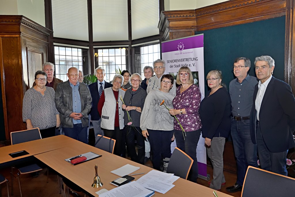 Mitgliederversammlung des Seniorenrates (Seniorenvertretung der Stadt Halle e.V) und Wahl des neuen Seniorenrates mit Vorstand am 7. Oktober 2019 